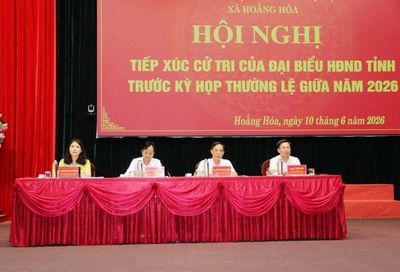 Cử tri xã Hoằng Hóa kiến nghị quy hoạch đô thị và một số chế độ, chính sách đặc thù