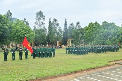 Ban Chỉ huy BĐBP tỉnh tổ chức Lễ tuyên thệ chiến sĩ mới năm 2026