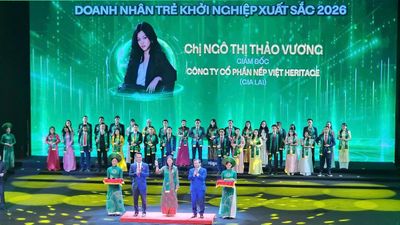 Vinh danh 86 doanh nhân trẻ khởi nghiệp xuất sắc năm 2026