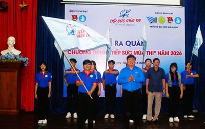 An Giang ra quân chương trình 'Tiếp sức mùa thi' năm 2026