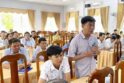 Phường Thới Sơn lấy ý kiến cộng đồng dân cư về quy hoạch chung đô thị Tịnh Biên