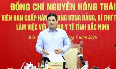Bắc Ninh: Bí thư Tỉnh ủy Nguyễn Hồng Thái làm việc với ngành Y tế về định hướng phát triển đến năm 2030