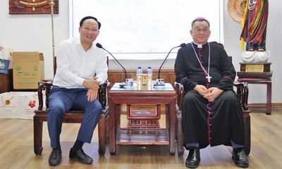 Lãnh đạo tỉnh Bắc Ninh làm việc với Tòa Giám mục về dự án sân bay Gia Bình