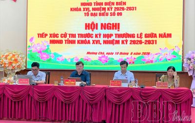 Đại biểu HĐND tỉnh tiếp xúc cử tri xã Mường Chà