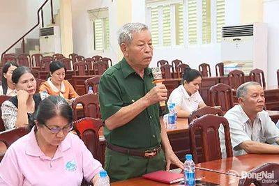 Đại biểu HĐND thành phố Đồng Nai tiếp xúc cử tri phường Chơn Thành