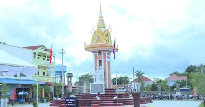 Hoàn thành tôn tạo, nâng cấp Tượng đài Hữu nghị Việt Nam - Campuchia tại Stung Treng