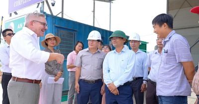 Phó Chủ tịch UBND tỉnh Nguyễn Tự Công Hoàng kiểm tra tiến độ một số dự án tại Khu công nghiệp Becamex Bình Định