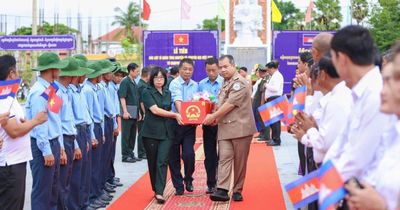 Tiễn, bàn giao 15 hài cốt liệt sĩ hy sinh tại Campuchia để hồi hương về đất mẹ Việt Nam