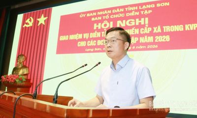 Quán triệt, triển khai nhiệm vụ diễn tập tác chiến cấp xã năm 2026