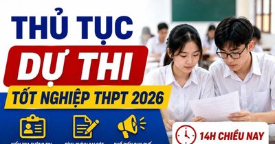 Hôm nay, thí sinh làm thủ tục dự thi tốt nghiệp THPT 2026