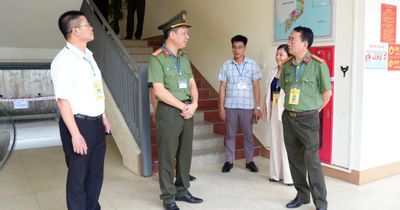 Kiểm tra công tác bảo đảm an ninh, trật tự tại các điểm thi tốt nghiệp THPT năm 2026