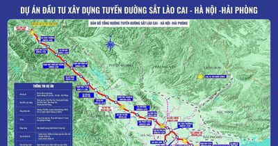 Dự án đường sắt 203.000 tỷ đồng: TP. Hải Phòng hoàn tất đo đạc thu hồi đất