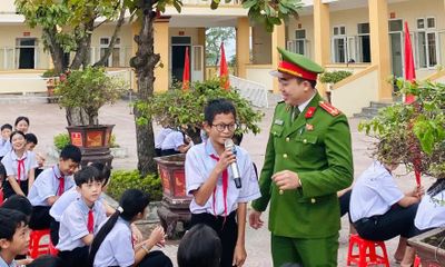 Một cán bộ Công an trẻ tận tâm