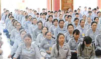Đắk Lắk: Hơn 200 huynh trưởng và đoàn sinh khu vực phía Đông tu Bát quan trai tại chùa Xuân Vân