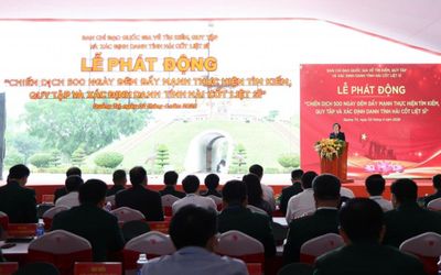 500 ngày đêm đẩy mạnh tìm kiếm, quy tập và xác định danh tính hài cốt liệt sĩ