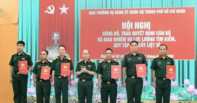 TP. Hồ Chí Minh: Bổ nhiệm, điều động lực lượng khảo sát, tìm kiếm, quy tập hài cốt liệt sĩ