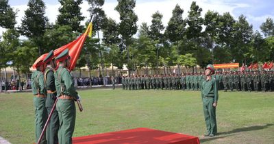 An Giang: Chiến sĩ mới trang nghiêm tuyên thệ trung thành tuyệt đối với Đảng, Tổ quốc và Nhân dân