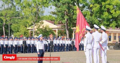 Lễ tuyên thệ chiến sĩ mới Hải quân Việt Nam