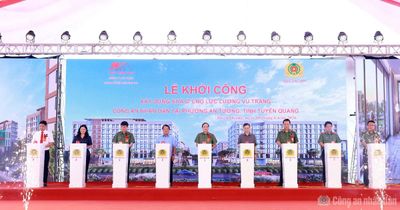 Khởi công dự án nhà ở xã hội cho cán bộ, chiến sĩ Công an nhân dân tại Tuyên Quang