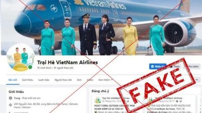 Vietnam Airlines cảnh báo các hình thức lừa đảo hàng không