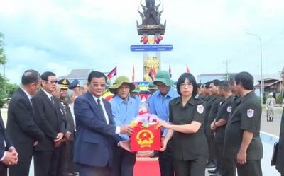 Gia Lai: Trang trọng tổ chức lễ tiễn và bàn giao hài cốt liệt sĩ hy sinh tại Campuchia