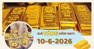 Giá vàng hôm nay 10-6: Lao dốc hơn 4 triệu đồng/lượng
