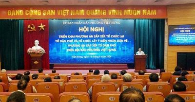 Phường Việt Hưng sắp xếp, tinh gọn 62 tổ dân phố còn 32 tổ