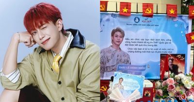 Fan Anh tài Thái Lê Minh Hiếu lập trạm tiếp sức cho các sĩ tử 2K8