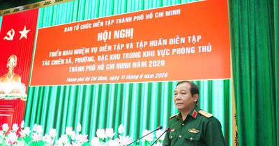 Diễn tập tác chiến trong khu vực phòng thủ TP Hồ Chí Minh