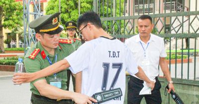 Máy quét an ninh 'gác cửa' kỳ thi tốt nghiệp THPT ở Hà Tĩnh