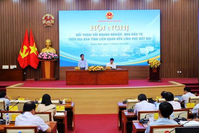 Quảng Ngãi đối thoại, gỡ khó về đất đai cho doanh nghiệp và nhà đầu tư