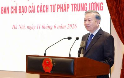 Tổng Bí thư, Chủ tịch nước chủ trì Hội nghị tổng kết hoạt động của Ban Chỉ đạo cải cách Tư pháp Trung ương
