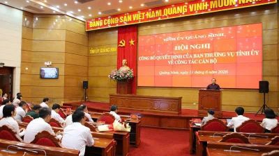 Đồng chí Dương Mạnh Cường giữ chức Trưởng ban Nội chính Tỉnh ủy Quảng Ninh