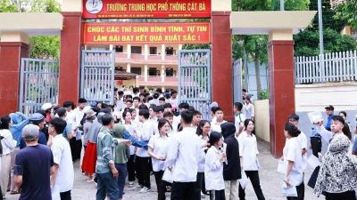 Hải Phòng: Ngày đầu kỳ thi tốt nghiệp trung học phổ thông an toàn, nghiêm túc