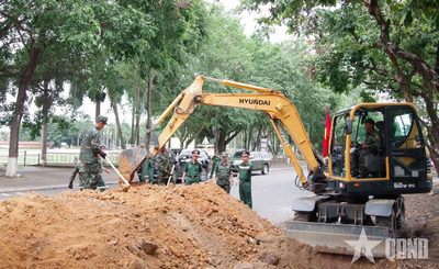 Quảng Ngãi: Đội K53 thu hẹp phạm vi tìm kiếm mộ liệt sĩ tập thể tại đường Trường Chinh