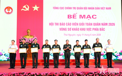 Hội thi báo cáo viên giỏi toàn quân năm 2026 khu vực phía Bắc: Dấu ấn chất lượng chuyên môn và ý nghĩa chính trị