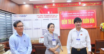 Lãnh đạo tỉnh Đắk Lắk gửi gắm niềm tin vào đội ngũ làm nhiệm vụ coi thi