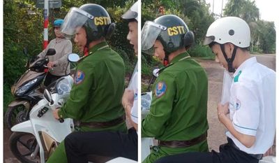 Thí sinh ở Lâm Đồng gửi lời cảm ơn lực lượng Công an