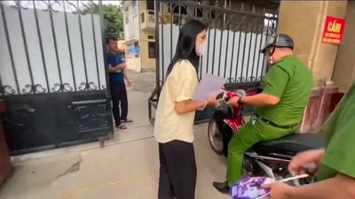 Công an xã Vị Xuyên đưa thí sinh ngủ quên đến Điểm thi kịp giờ