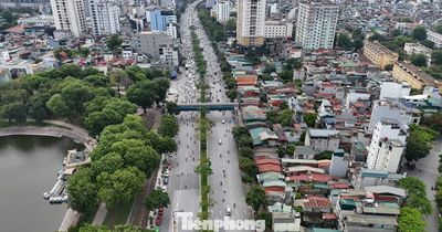 Cận cảnh khu vực sẽ di dời 110 hộ dân để làm bãi đỗ xe tĩnh trên đường Đại Cồ Việt