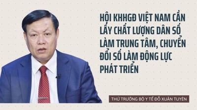 Thứ trưởng Đỗ Xuân Tuyên: 'Hội KHHGĐ Việt Nam cần lấy chất lượng dân số làm trung tâm, chuyển đổi số làm động lực phát triển'