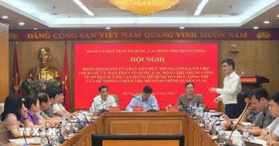 Bảo đảm hệ thống Mặt trận Tổ quốc vận hành hoạt động hiệu lực, hiệu quả
