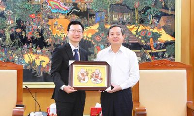 Chủ tịch UBND tỉnh Bắc Ninh Phạm Hoàng Sơn tiếp Tập đoàn Soosan GROUP (Hàn Quốc)