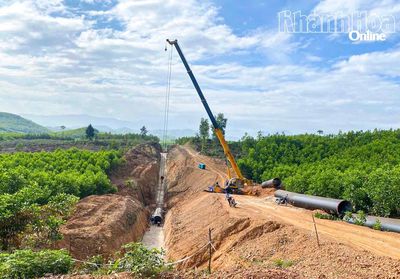 Hệ thống dẫn nước hồ Sông Chò 1: Sớm gỡ nút thắt mặt bằng