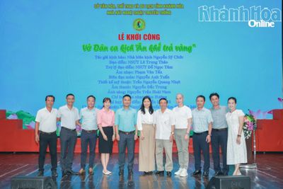 Khởi công dàn dựng vở dân ca kịch bài chòi 'Ăn khế trả vàng'