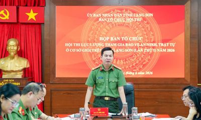 Thống nhất các nội dung chuẩn bị cho hội thi lực lượng tham gia bảo vệ an ninh, trật tự ở cơ sở giỏi trên địa bàn tỉnh năm 2026