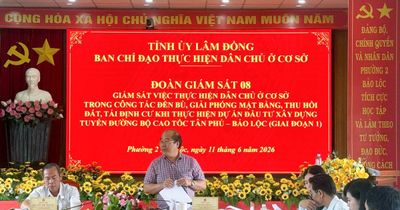 Lâm Đồng giám sát công tác giải phóng mặt bằng cao tốc Tân Phú - Bảo Lộc