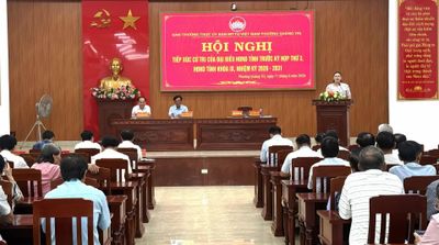 Đại biểu HĐND tỉnh tiếp xúc cử tri trước kỳ họp thứ 3, HĐND tỉnh khóa IX