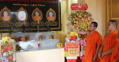 Lễ kỷ niệm ngày hy sinh của 4 vị Hòa thượng liệt sĩ dân tộc Khmer