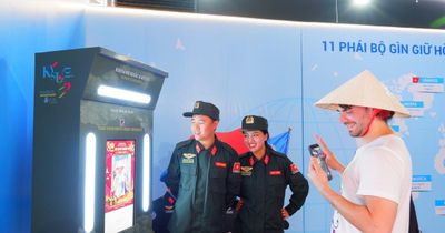 3D Mapping, hologram thu hút trải nghiệm tại triển lãm An ninh nhân dân